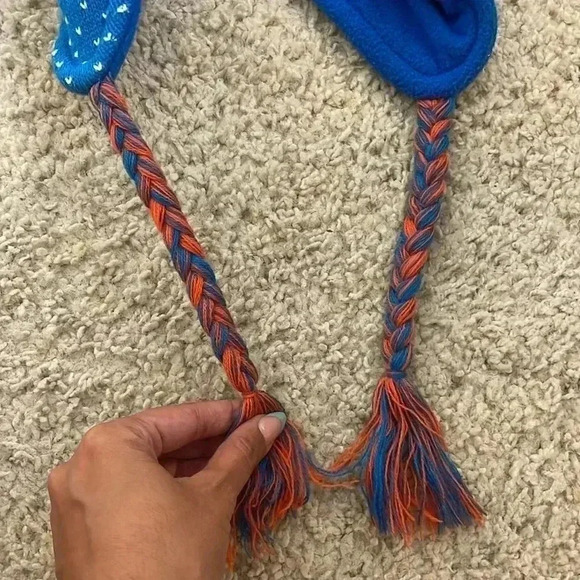 San Diego Gulls Hockey Team AHL Knit Beanie Winter Laplander Hat - Picture 5 of 6